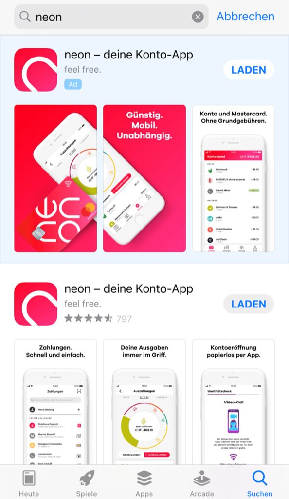 neon im App Store