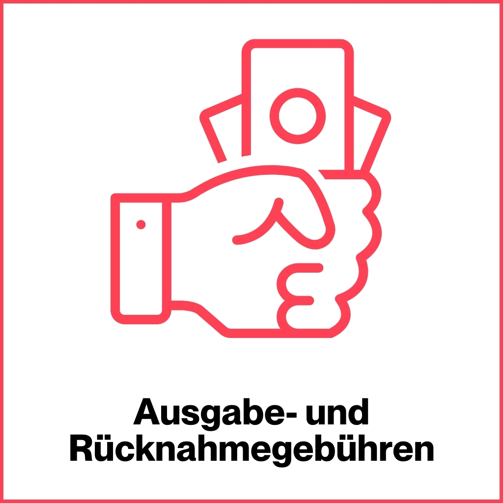 MissFinance - Ausgabe- und Rücknahmegbühren