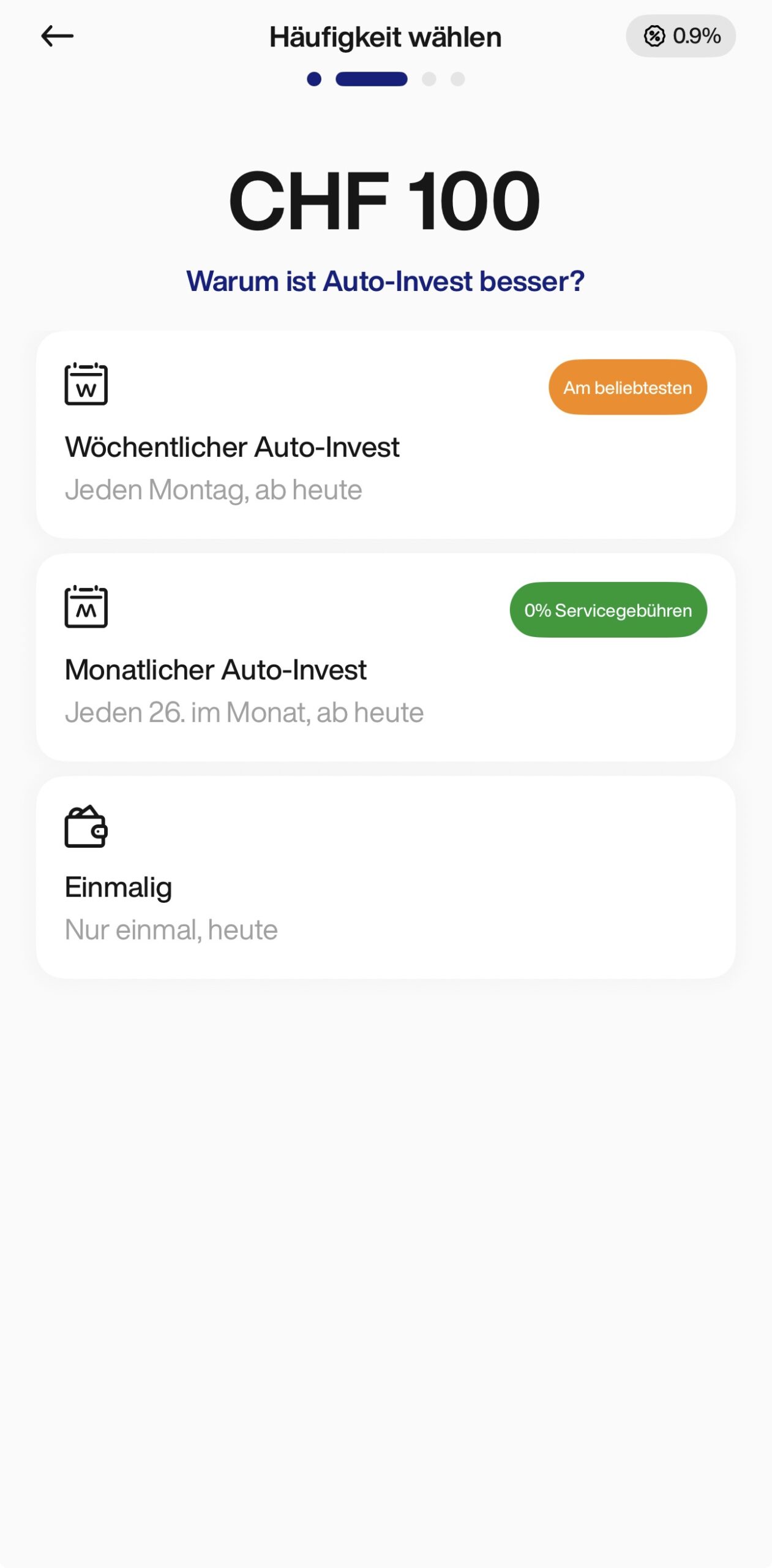 missfinance - relai - Durchschnittskosteneffekt - Häufigkeit wählen