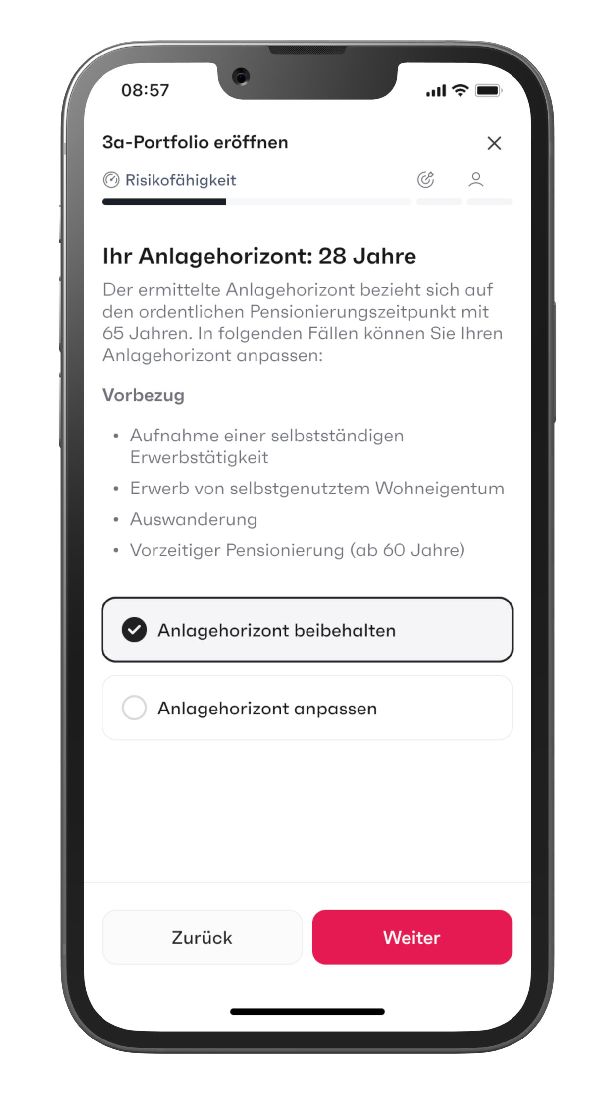 missfinance - finpension - Anlagenhorizont
