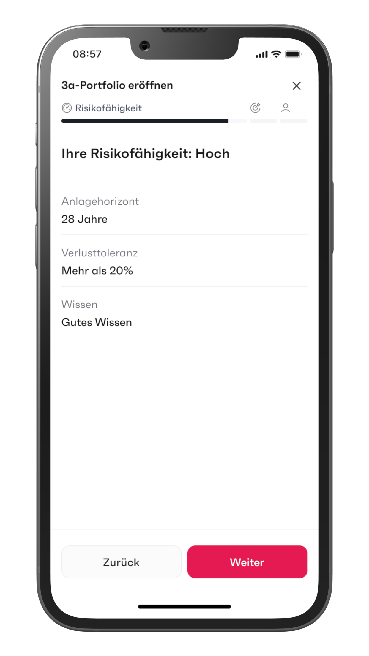 missfinance - finpension - Risikofähigkeit
